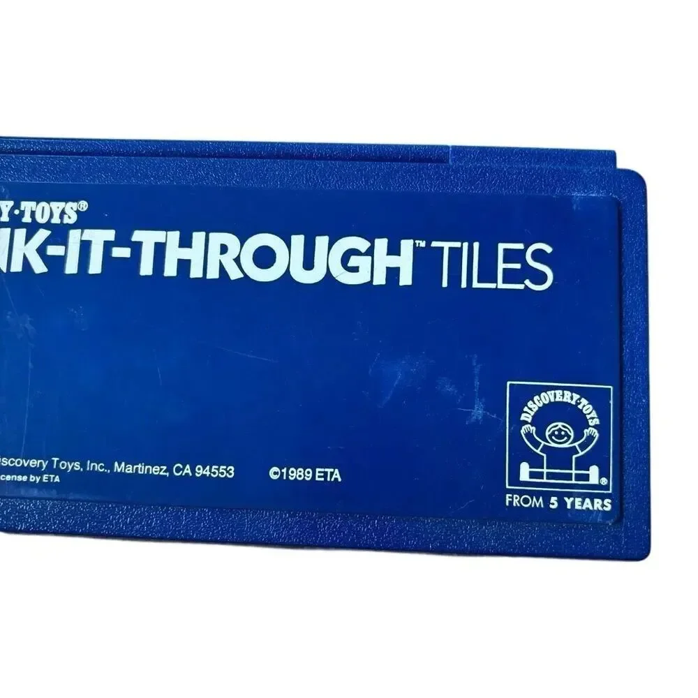 Discovery Toys Think-It-Through Tiles 1989